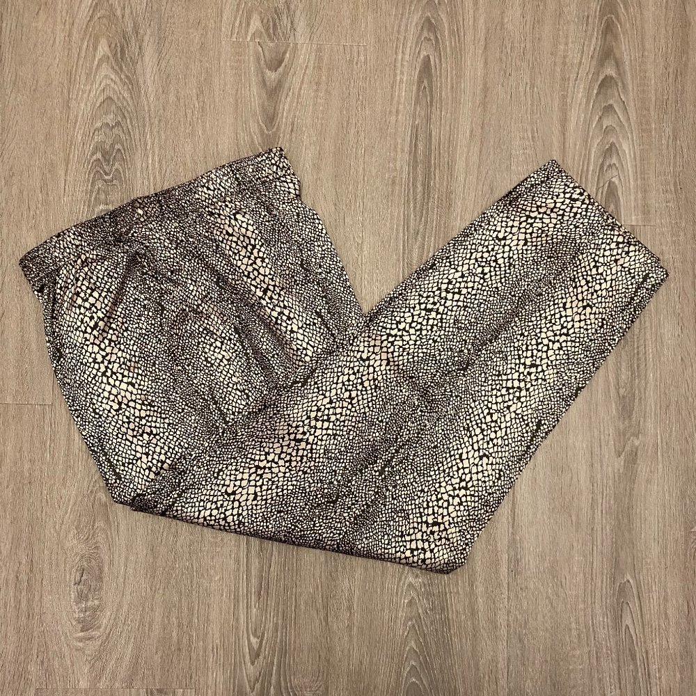 Over & Under Animal Print Pants